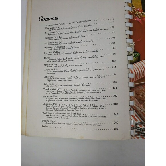 Holiday Cookbook Assemblies of God Women 900 Recipes for All Holidays VTG 1971 - Picture 7 of 16